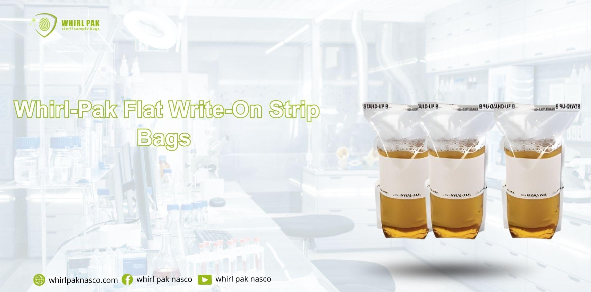 Whirl-Pak Flat Write-On Strip Bags